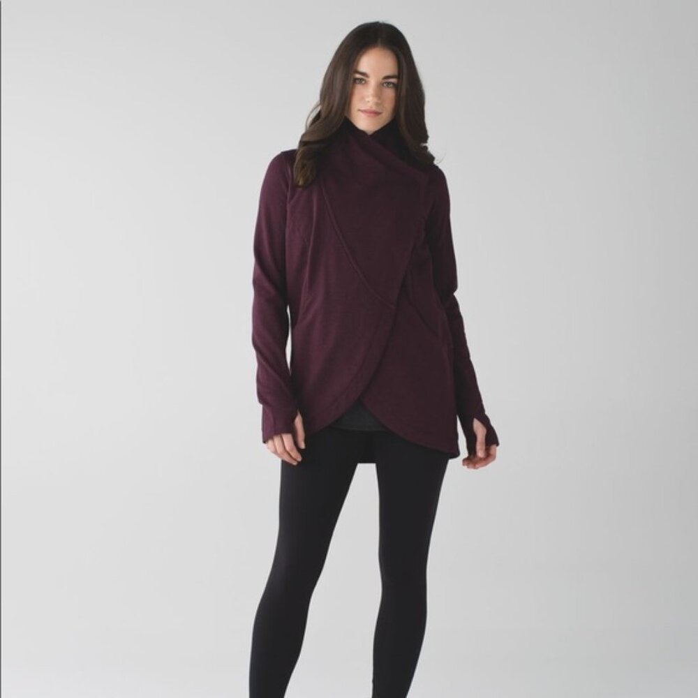 Lululemon “That’s a Wrap” Sweater Jacket Wrap I Size 4